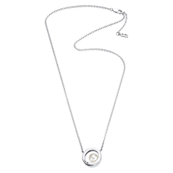 60's Pearl Collane Argento 42-45 cm nel gruppo Collane / Collane d'argento presso SCANDINAVIAN JEWELRY DESIGN (10-100-01186-4245)