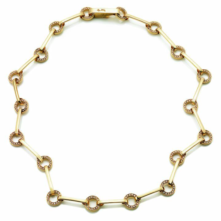 Anello Chain & Stars Collane Oro nel gruppo Collane / Collane d'oro presso SCANDINAVIAN JEWELRY DESIGN (10-101-00053-0000)