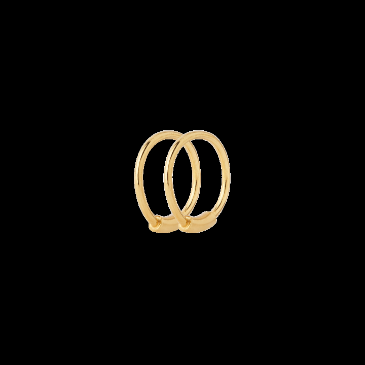 Basic 8 Hoops Gold nel gruppo Orecchini / Orecchini d'oro presso SCANDINAVIAN JEWELRY DESIGN (100212)