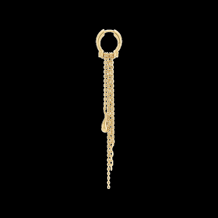 Rain Earring Goldplated Silver (One) nel gruppo Orecchini / Orecchini d'oro presso SCANDINAVIAN JEWELRY DESIGN (100943YG)
