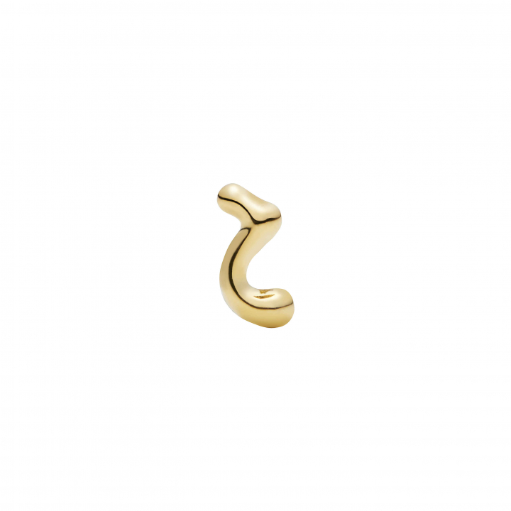 Lotus Stud Goldplated Silver (One) nel gruppo Orecchini / Orecchini d'oro presso SCANDINAVIAN JEWELRY DESIGN (101002YG)