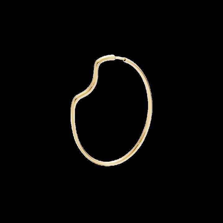 Copenhagen 50 Hoop Goldplated Silver nel gruppo Orecchini / Orecchini d'oro presso SCANDINAVIAN JEWELRY DESIGN (101032YG-50)