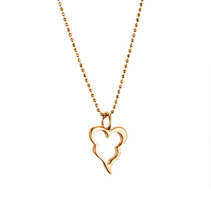 Little Crazy Heart Pendente Oro nel gruppo Collane / Collane d'oro presso SCANDINAVIAN JEWELRY DESIGN (11-101-00318)