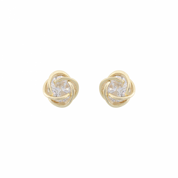 Sevilla ear gold clear nel gruppo Orecchini / Orecchini d'oro presso SCANDINAVIAN JEWELRY DESIGN (1271-6100-251-ONE)