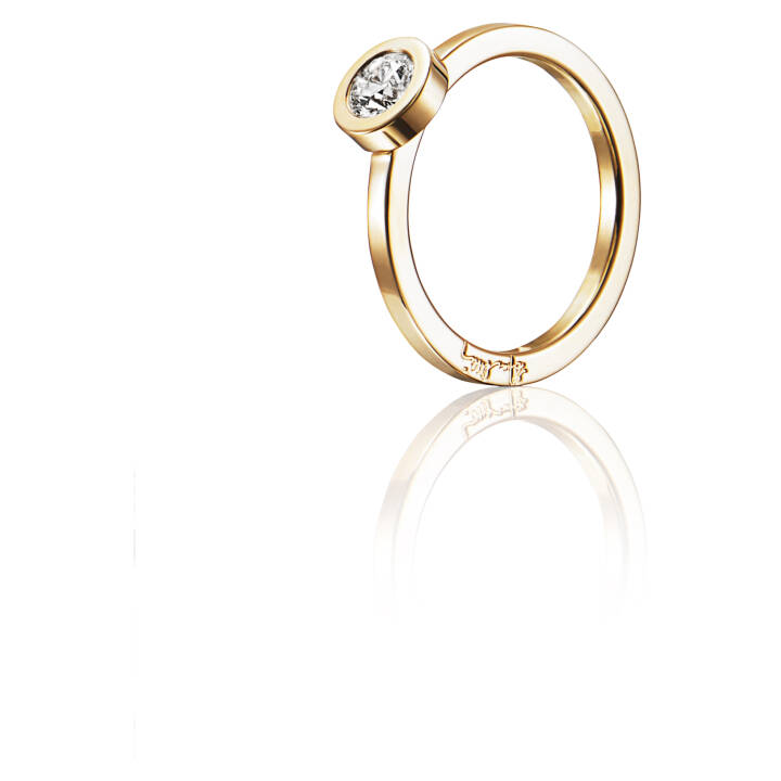 The Wedding Thin 0.40 ct Diamante Anello Oro nel gruppo Anelli / Anelli di fidanzamento e fedi presso SCANDINAVIAN JEWELRY DESIGN (13-101-01122)