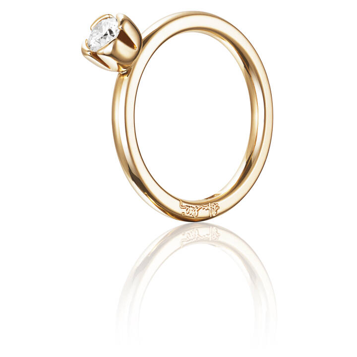 Love Bead Wedding 0.30 ct Diamante Anello Oro nel gruppo Anelli / Anelli di fidanzamento e fedi presso SCANDINAVIAN JEWELRY DESIGN (13-101-01144)