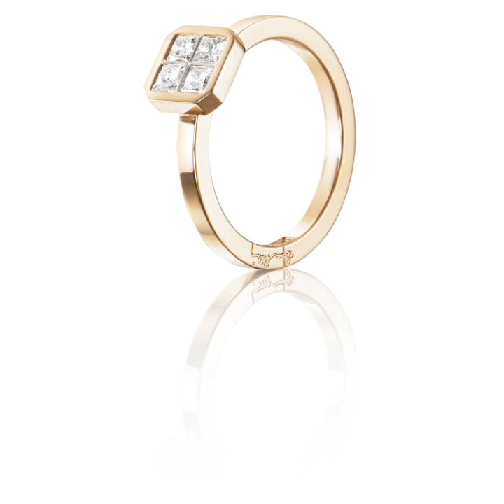 4 Love 0.40 ct Diamante Anello Oro nel gruppo Anelli / Anelli di diamanti presso SCANDINAVIAN JEWELRY DESIGN (13-101-01554)