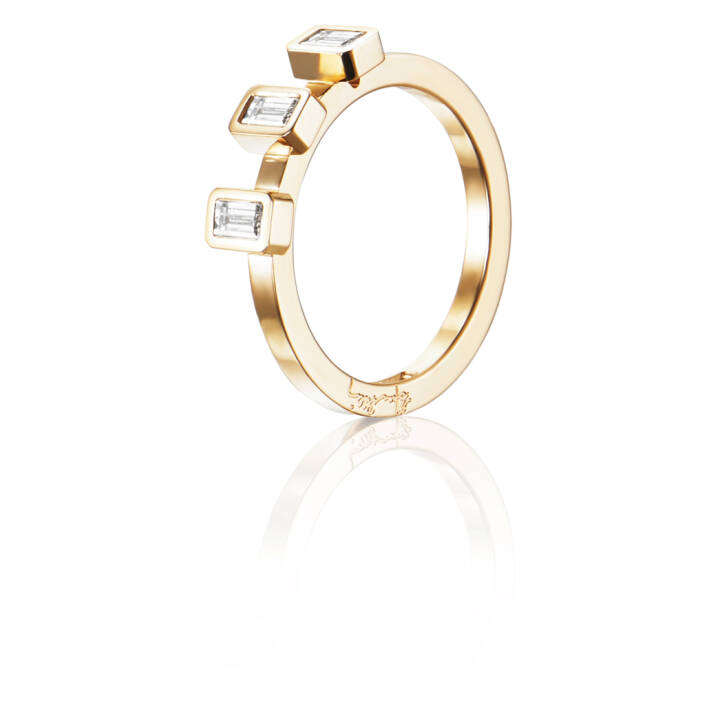 Baguette Wedding 0.30 ct Diamante Anello Oro nel gruppo Anelli / Anelli di fidanzamento e fedi presso SCANDINAVIAN JEWELRY DESIGN (13-101-01555)