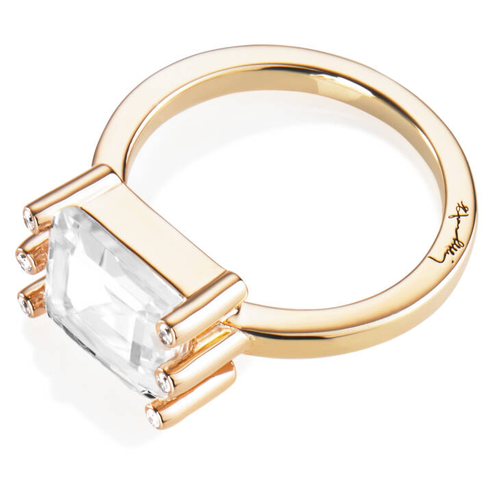 Beautiful Dreamer - Crystal Quartz Anello Oro nel gruppo Anelli / Anelli di diamanti presso SCANDINAVIAN JEWELRY DESIGN (13-101-01824)