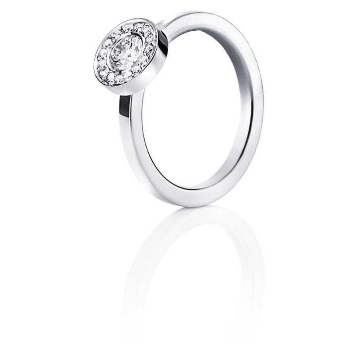 Wedding & Stars 0.40 ct Diamante Anello Oro bianco nel gruppo Anelli / Anelli di fidanzamento e fedi presso SCANDINAVIAN JEWELRY DESIGN (13-102-01125)