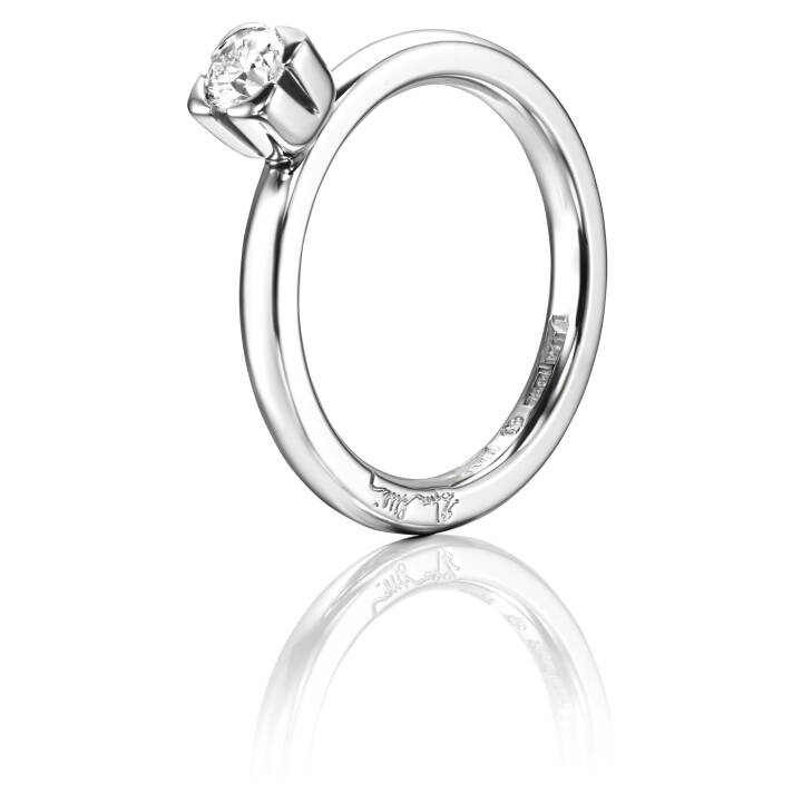 Love Bead Wedding 0.30 ct Diamante Anello Oro bianco nel gruppo Anelli / Anelli in oro bianco presso SCANDINAVIAN JEWELRY DESIGN (13-102-01144)