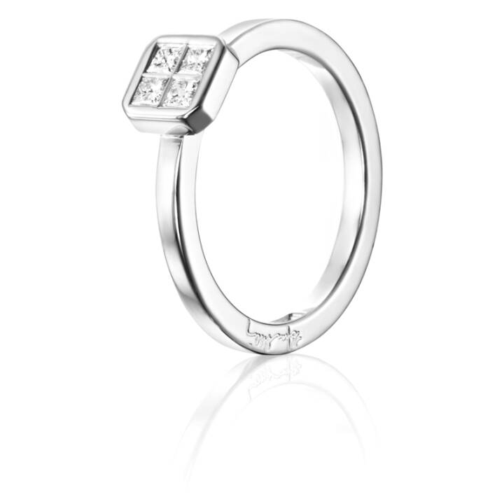 4 Love 0.20 ct Diamante Anello Oro bianco nel gruppo Anelli / Anelli di diamanti presso SCANDINAVIAN JEWELRY DESIGN (13-102-01553)