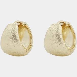 Serena oval ear Gold nel gruppo Orecchini / Orecchini d'oro presso SCANDINAVIAN JEWELRY DESIGN (1312-6400-257)