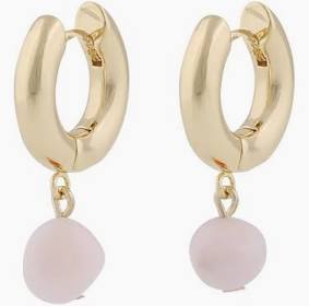 Sanna ear Gold light pink nel gruppo Orecchini / Orecchini d'oro presso SCANDINAVIAN JEWELRY DESIGN (1318-6600-379)