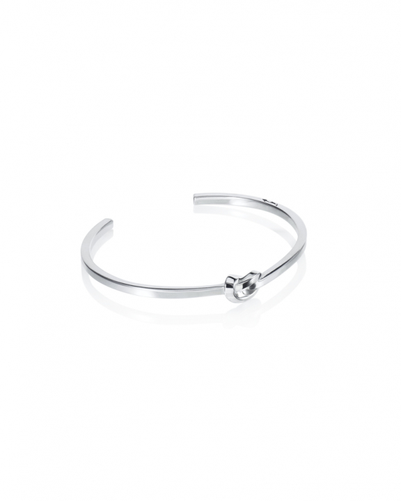 Love Knot Cuff Silver nel gruppo Bracciali / Bracciali d'argento presso SCANDINAVIAN JEWELRY DESIGN (14-100-02171-0000)