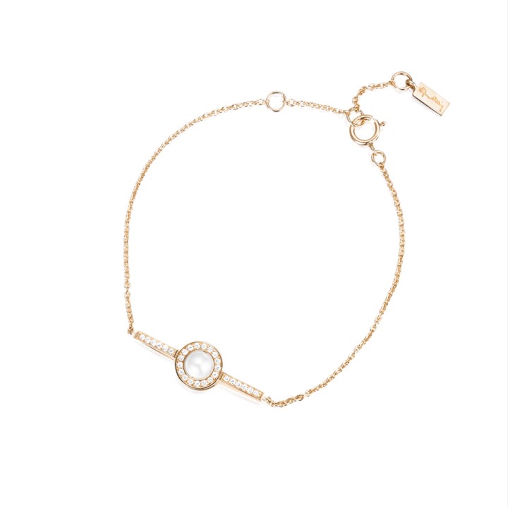 Little Day Pearl & Stars Bracciali Oro 16-19 cm nel gruppo Bracciali / Bracciali d'oro presso SCANDINAVIAN JEWELRY DESIGN (14-101-01910-1619)