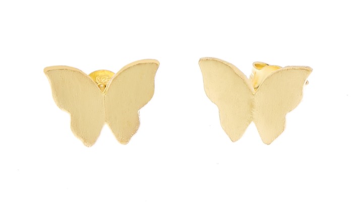 Butterfly Orecchino Oro nel gruppo Orecchini / Orecchini d'oro presso SCANDINAVIAN JEWELRY DESIGN (1421420004)