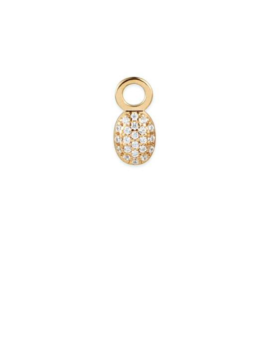Love Bead Charm Ciondolo Diamante Oro nel gruppo Orecchini / Orecchini di diamanti presso SCANDINAVIAN JEWELRY DESIGN (15-101-01971-0000)