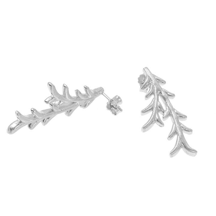 Tree twig Orecchino Argento nel gruppo Orecchini / Orecchini d'argento presso SCANDINAVIAN JEWELRY DESIGN (1521411002)