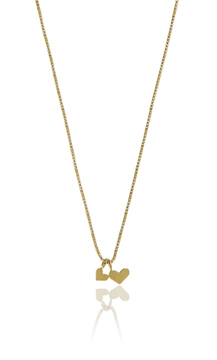 Love pendant Collane Oro 42-47 cm nel gruppo Collane / Collane d'oro presso SCANDINAVIAN JEWELRY DESIGN (1522121009)