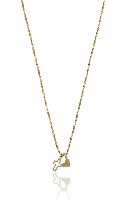Trust pendant Collane Oro 42-47 cm nel gruppo Collane / Collane d'oro presso SCANDINAVIAN JEWELRY DESIGN (1522121010)