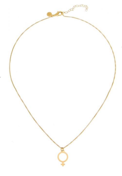 Letters venus neck Oro 42-47 cm nel gruppo Collane / Collane d'oro presso SCANDINAVIAN JEWELRY DESIGN (1622121007)