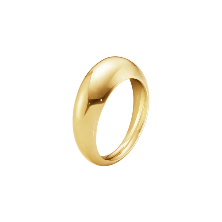 CURVE SLIM Anello Oro nel gruppo Anelli / Anelli d'oro presso SCANDINAVIAN JEWELRY DESIGN (20000024)