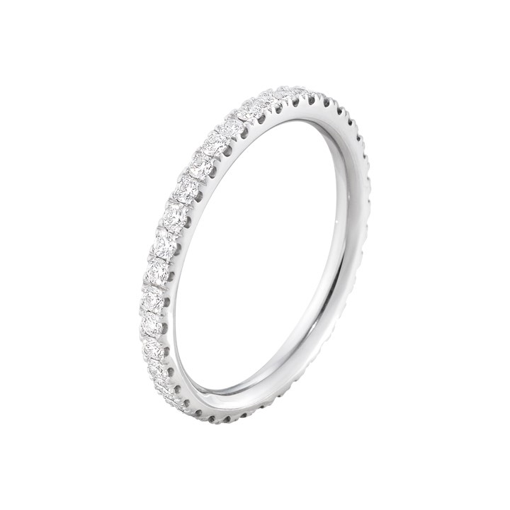 AURORA Anello Diamante 0.41 ct Oro bianco nel gruppo Anelli / Anelli di fidanzamento e fedi presso SCANDINAVIAN JEWELRY DESIGN (20000370)