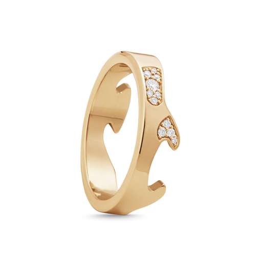 FUSION END Anello Diamant (Oro rosa) nel gruppo Anelli / Anelli di fidanzamento e fedi presso SCANDINAVIAN JEWELRY DESIGN (20001066)