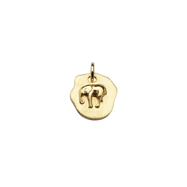 Letters elephant pendant Oro nel gruppo Collane / Collane d'oro presso SCANDINAVIAN JEWELRY DESIGN (2112620001)