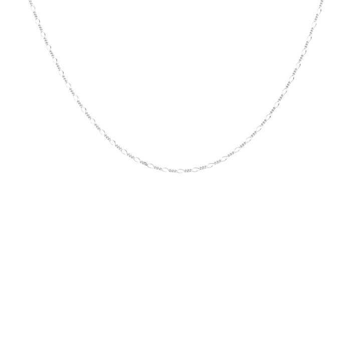 Figaro neck Argento 40-45 cm nel gruppo Collane / Collane d'argento presso SCANDINAVIAN JEWELRY DESIGN (2214170002)