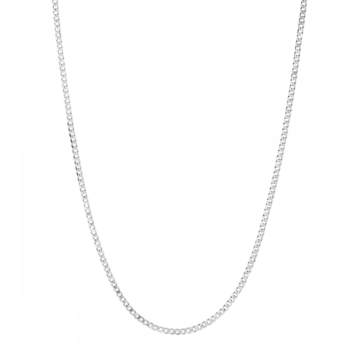 Saffi Necklace 50 Silver (One) nel gruppo Collane / Collane d'argento presso SCANDINAVIAN JEWELRY DESIGN (300407AG-50)