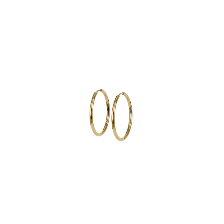MAXI 11mm Orecchini Oro nel gruppo Orecchini / Orecchini d'oro presso SCANDINAVIAN JEWELRY DESIGN (370117)