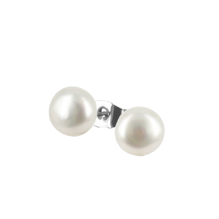 PALMA Stud Medium Orecchini Acciaio nel gruppo Orecchini / Orecchini di perle presso SCANDINAVIAN JEWELRY DESIGN (370308)