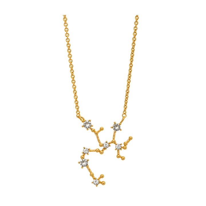 Sagittarius (Skytten) star sign Collane - Crystal (Oro) nel gruppo Collane / Collane d'oro presso SCANDINAVIAN JEWELRY DESIGN (43004)