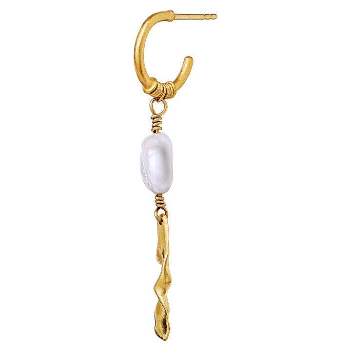 Alfie Orecchino Oro nel gruppo Orecchini / Orecchini di perle presso SCANDINAVIAN JEWELRY DESIGN (9786a)