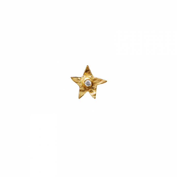 Polaris Orecchino Oro nel gruppo Orecchini / Orecchini d'oro presso SCANDINAVIAN JEWELRY DESIGN (9794a)
