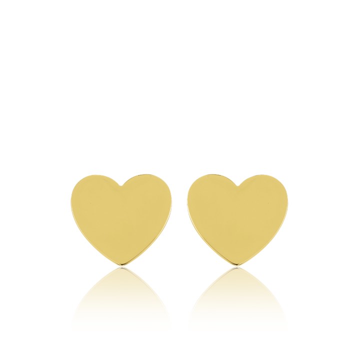 Heart Mini Studs Orecchino (Oro) nel gruppo Orecchini / Orecchini d'oro presso SCANDINAVIAN JEWELRY DESIGN (E1451GPS0-OS)