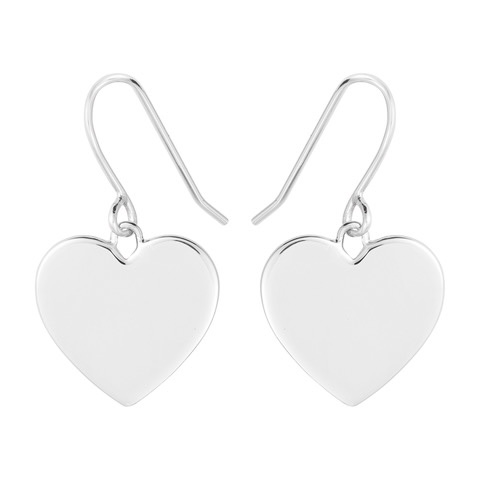 Heart Hook Orecchino (Argento) nel gruppo Orecchini / Orecchini d'argento presso SCANDINAVIAN JEWELRY DESIGN (E2102RHS0-OS)