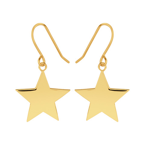 Star Hook Orecchino (Oro) nel gruppo Orecchini / Orecchini d'oro presso SCANDINAVIAN JEWELRY DESIGN (E2103GPS0-OS)