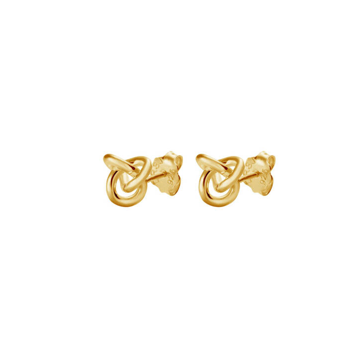 Le knot drop Orecchino Oro nel gruppo Orecchini / Orecchini d'oro presso SCANDINAVIAN JEWELRY DESIGN (LKT-E10000-G)
