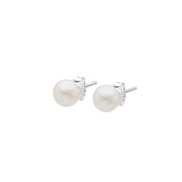 Le Pearl small Orecchino Argento nel gruppo Orecchini / Orecchini di perle presso SCANDINAVIAN JEWELRY DESIGN (LPL-E1S000-S)