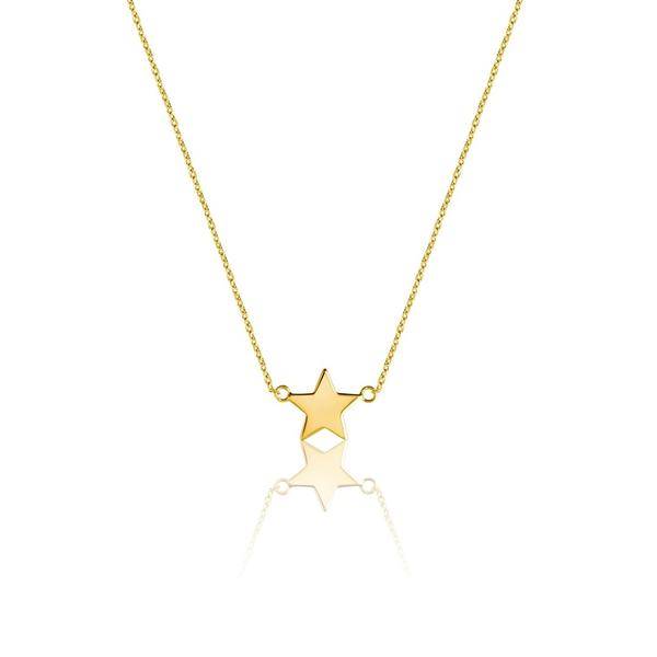 Mini Star Collane (Oro) nel gruppo Collane / Collane d'oro presso SCANDINAVIAN JEWELRY DESIGN (N1456GPS0-OS)
