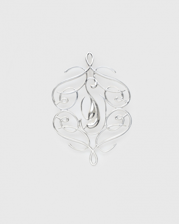 Ophelia Brooch Silver nel gruppo Collane / Collane d'argento presso SCANDINAVIAN JEWELRY DESIGN (PS1001)