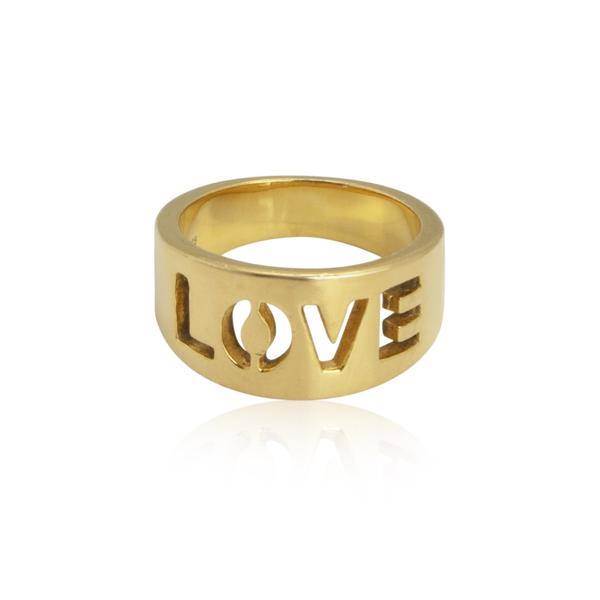Love Anello (Oro) nel gruppo Anelli presso SCANDINAVIAN JEWELRY DESIGN (R2106GPS0)