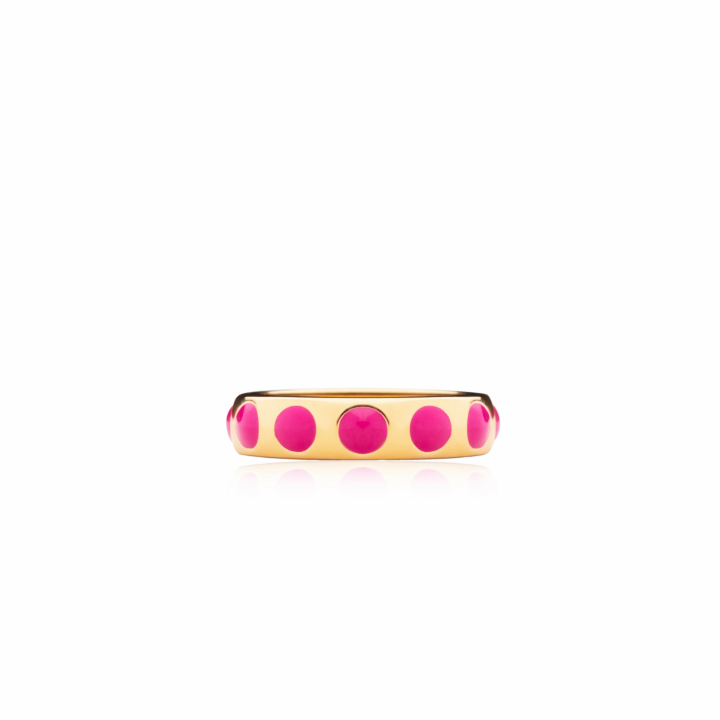 Dottie Anello pink Oro nel gruppo Anelli / Anelli d'oro presso SCANDINAVIAN JEWELRY DESIGN (R2113GPEP)