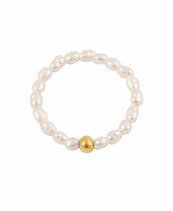Pearl Anello Oro nel gruppo Anelli / Anelli con perle presso SCANDINAVIAN JEWELRY DESIGN (S08067-G)