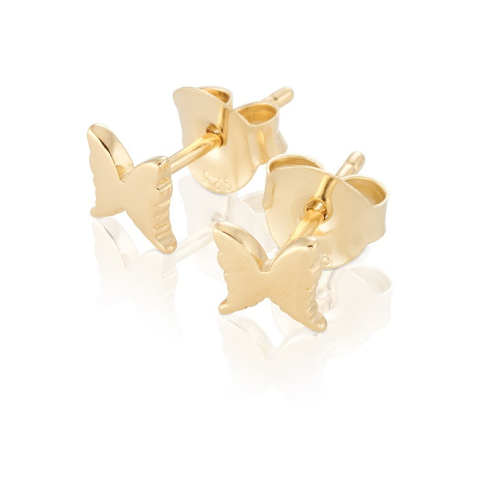 Petite Earrings Gold nel gruppo Orecchini / Orecchini d'oro presso SCANDINAVIAN JEWELRY DESIGN (gp12)