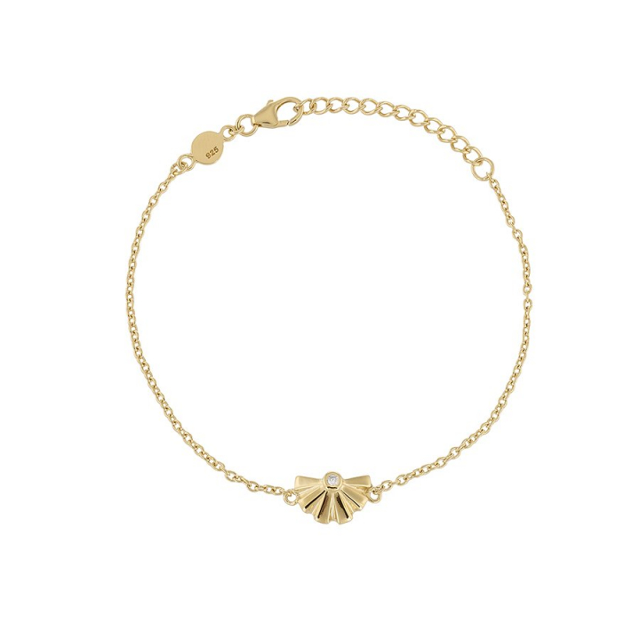 Sunfeather Bracelet Gold nel gruppo Bracciali / Bracciali d'oro presso SCANDINAVIAN JEWELRY DESIGN (gp135)