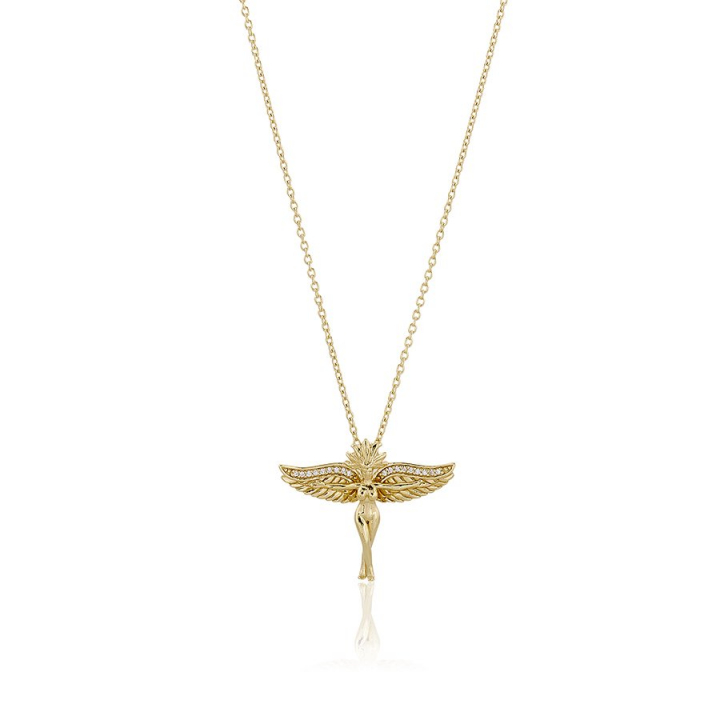 Goddess of love Necklace Gold nel gruppo Collane / Collane d'oro presso SCANDINAVIAN JEWELRY DESIGN (gp148)